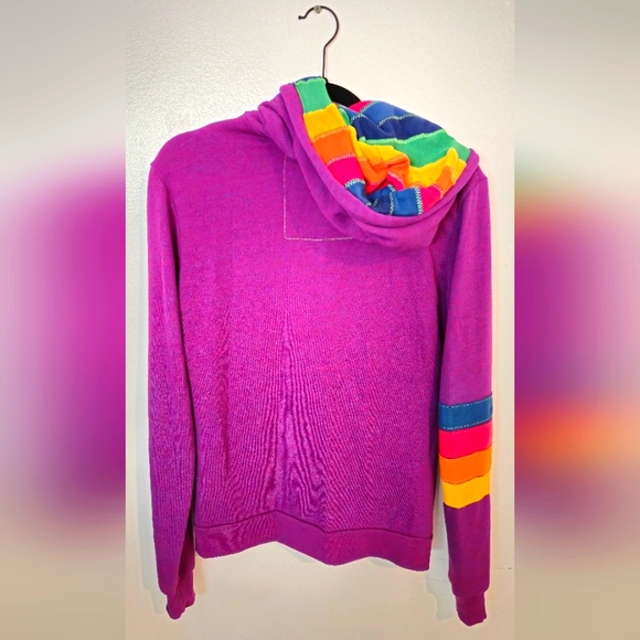 AVIATOR NATION purple fleece hoodie mens/women - Picture 3 of 5